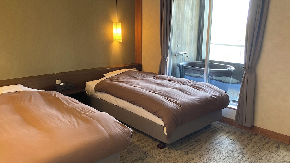 Non-smoking] Standard Twin Room with Open-air Bath, Non Smoking (with Bath)