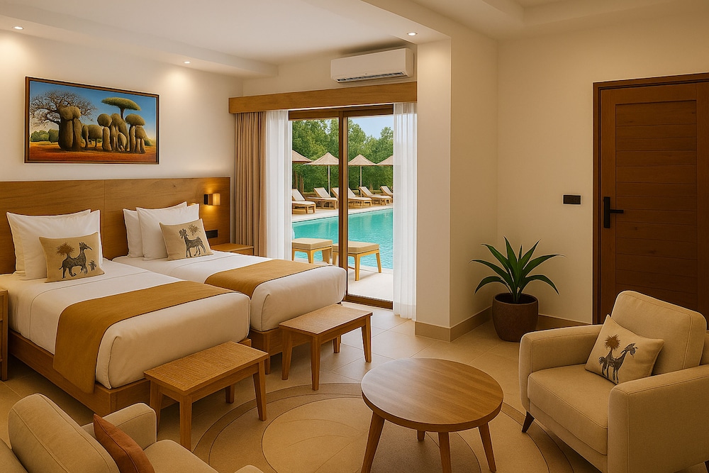 Premium Room, Pool View (Deluxe, King or Twin Bed) photo 2