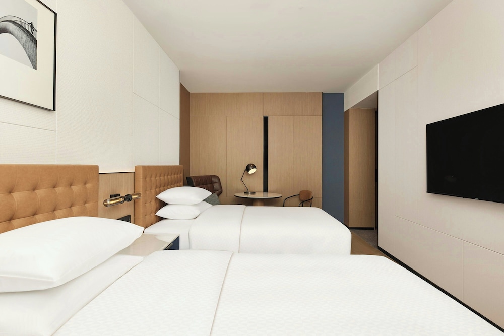 Twin Room, 2 Double Beds, City View