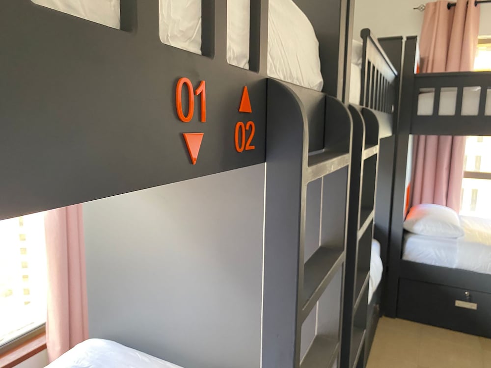 Bunk bed in a Comfort Shared Dormitory. Mixed. Max 8 people, Sea vew. photo 1