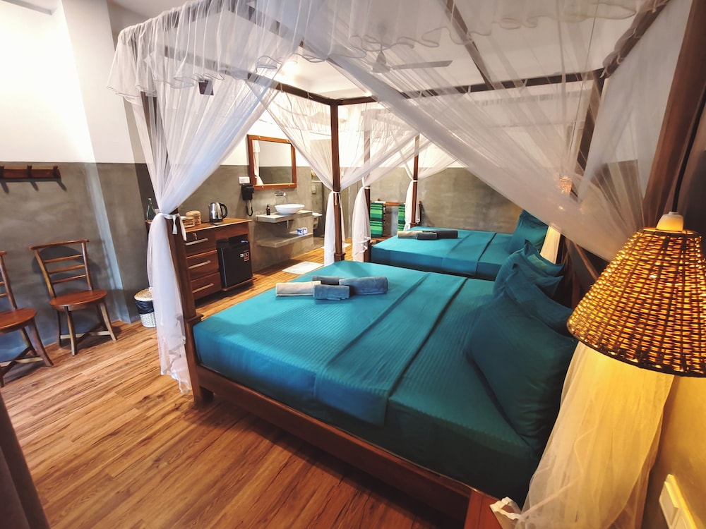Comfort Quadruple Room, Patio, Garden View