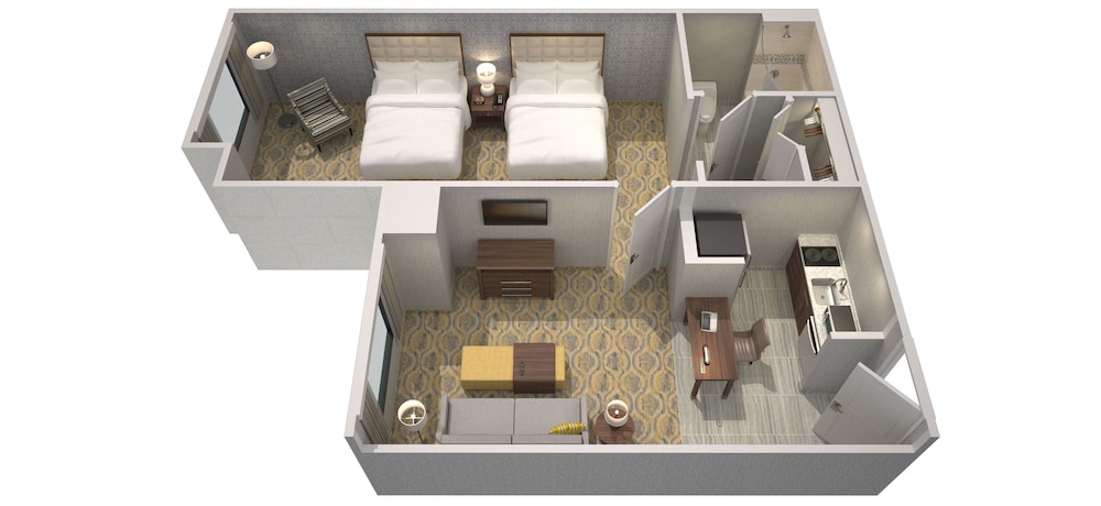 Suite, 1 Bedroom, Accessible, Non Smoking (w/ bathtub)