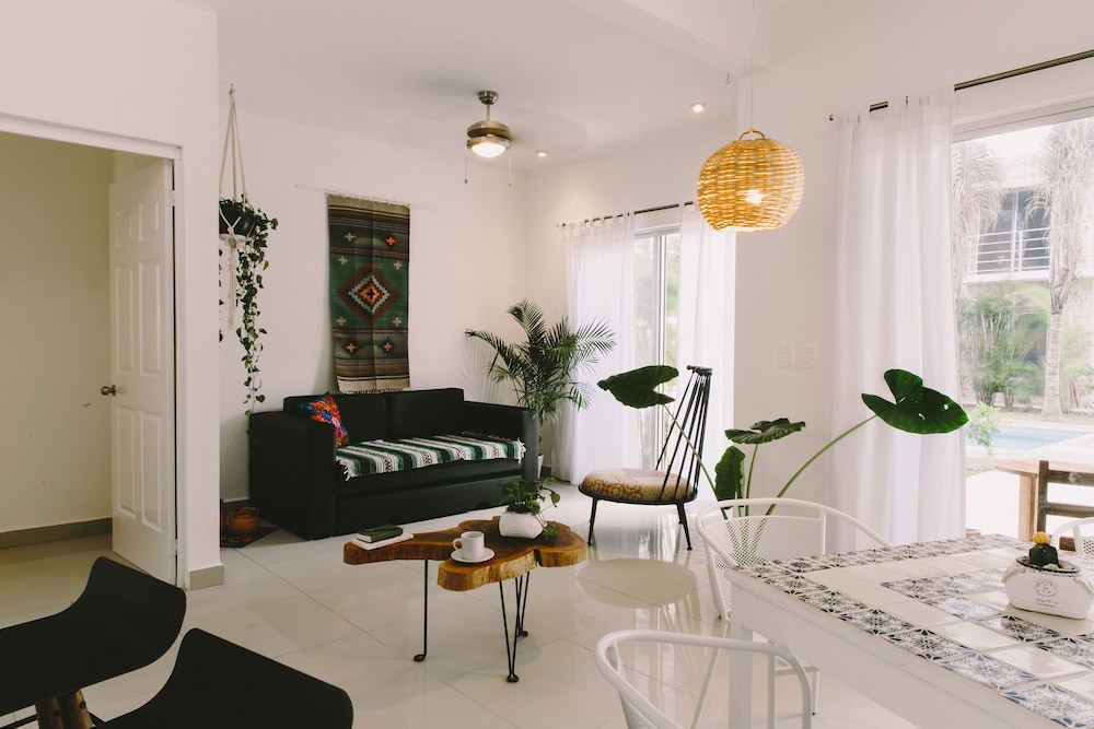 Suite, angolo cottura, vista giardino