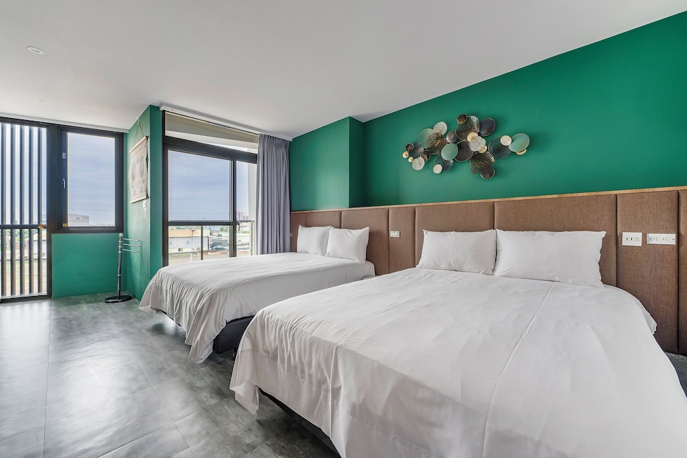 Family Quadruple Room, 2 Double Beds, Balcony, City View