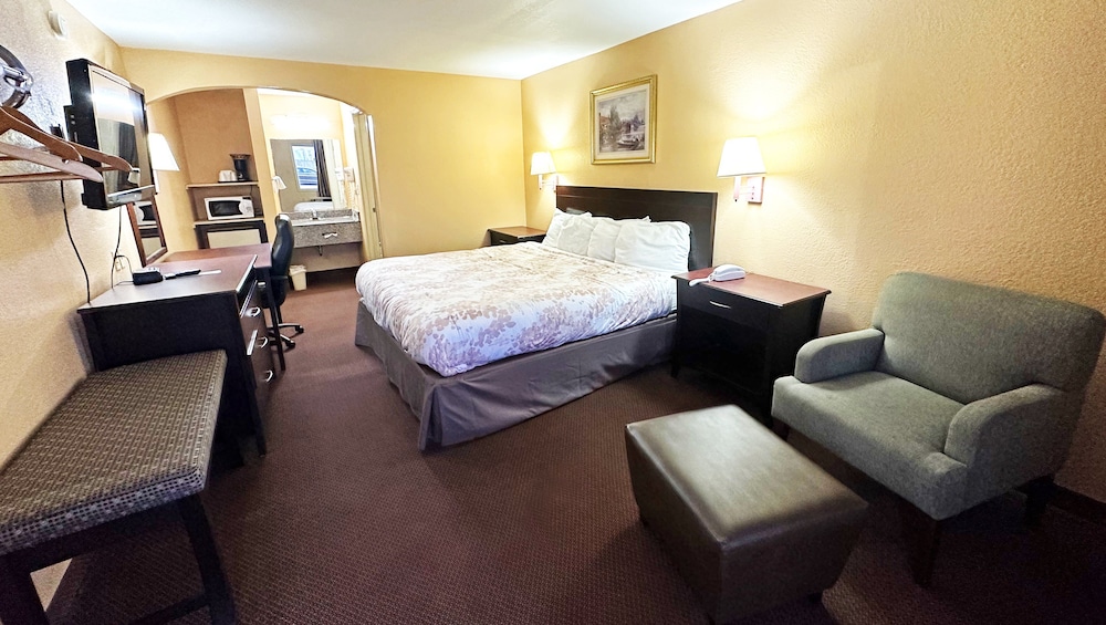 Standard Room, 1 King Bed, Smoking, Refrigerator & Microwave