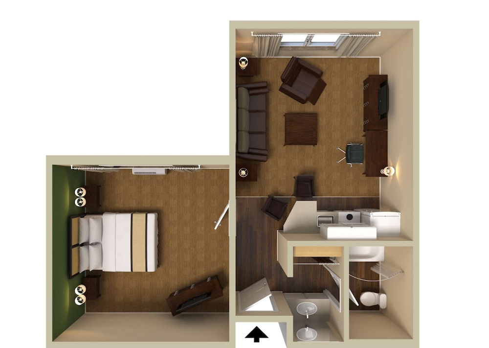 Suite, 1 King Bed with Sofa bed, Non Smoking - Photo 2