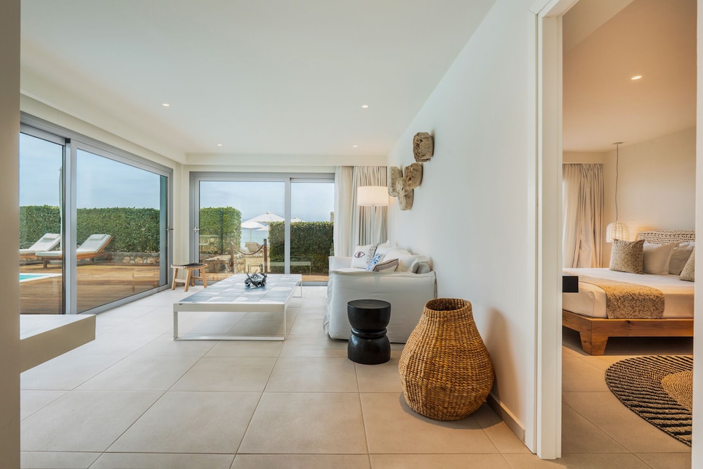 Beachfront One Bedroom Villa Emmelia with Private Pool