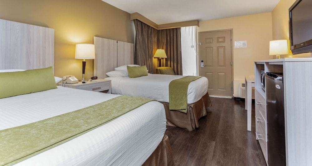 Standard Room, 2 Double Beds, Non Smoking, Refrigerator & Microwave - Photo 1