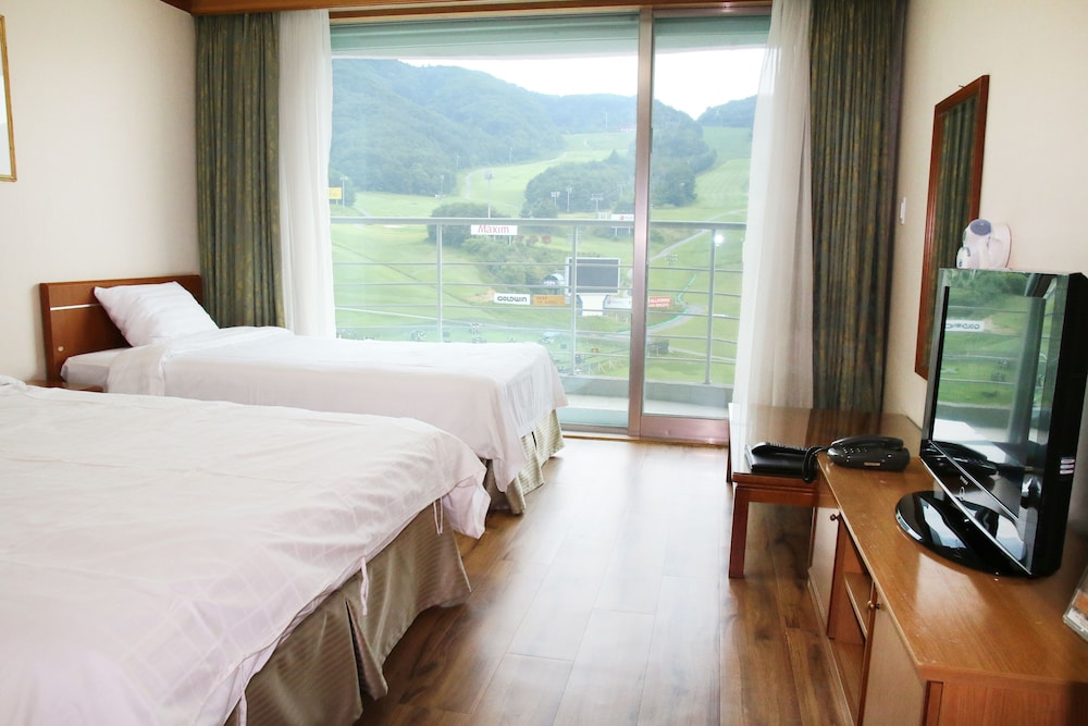 Standard Twin Room (B17) : 20000 KRW Surcharge (per night) for Slope view photo 1