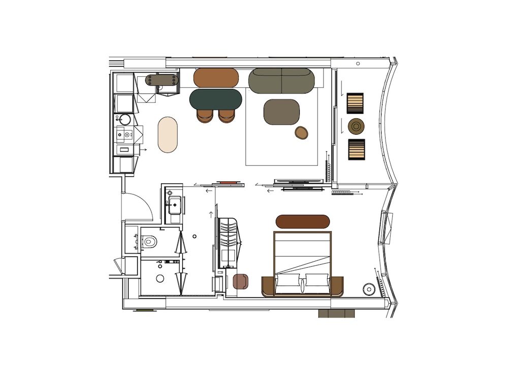 Suite (1 Bed. Burleigh Headland View)