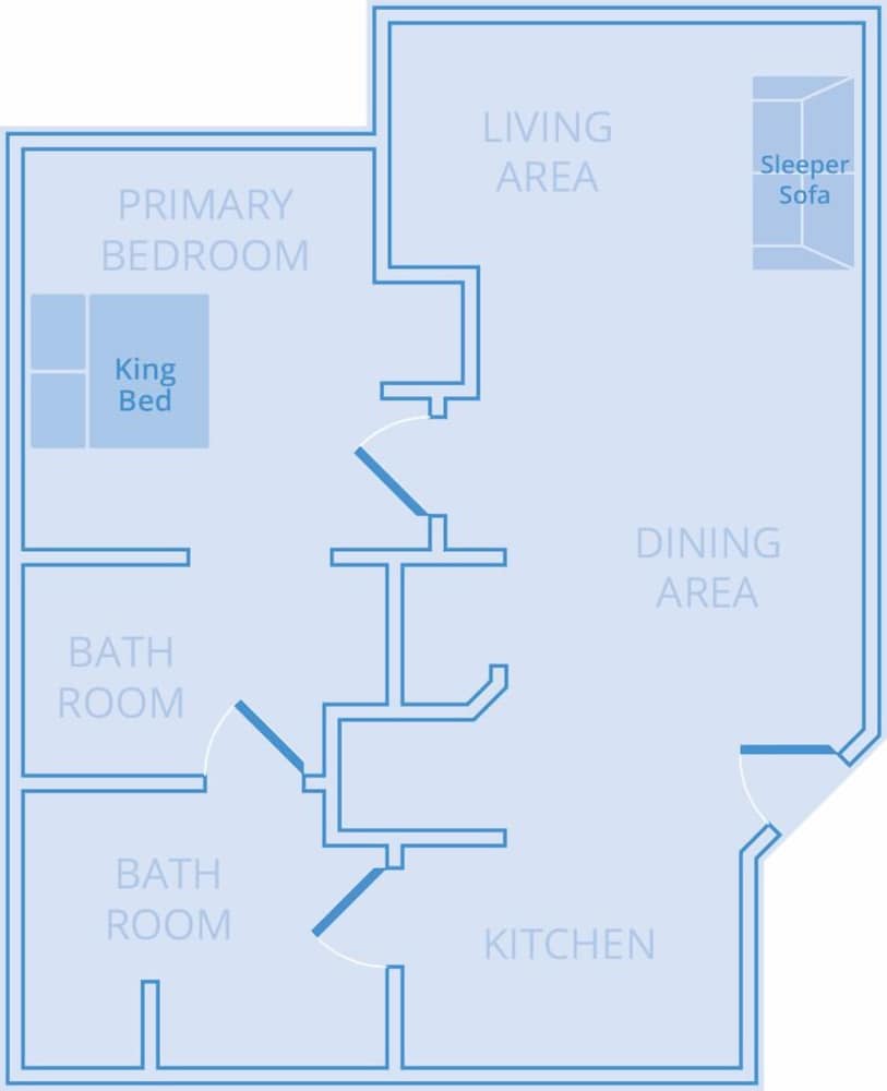One Bedroom Family Suite, Pool View - Photo 6