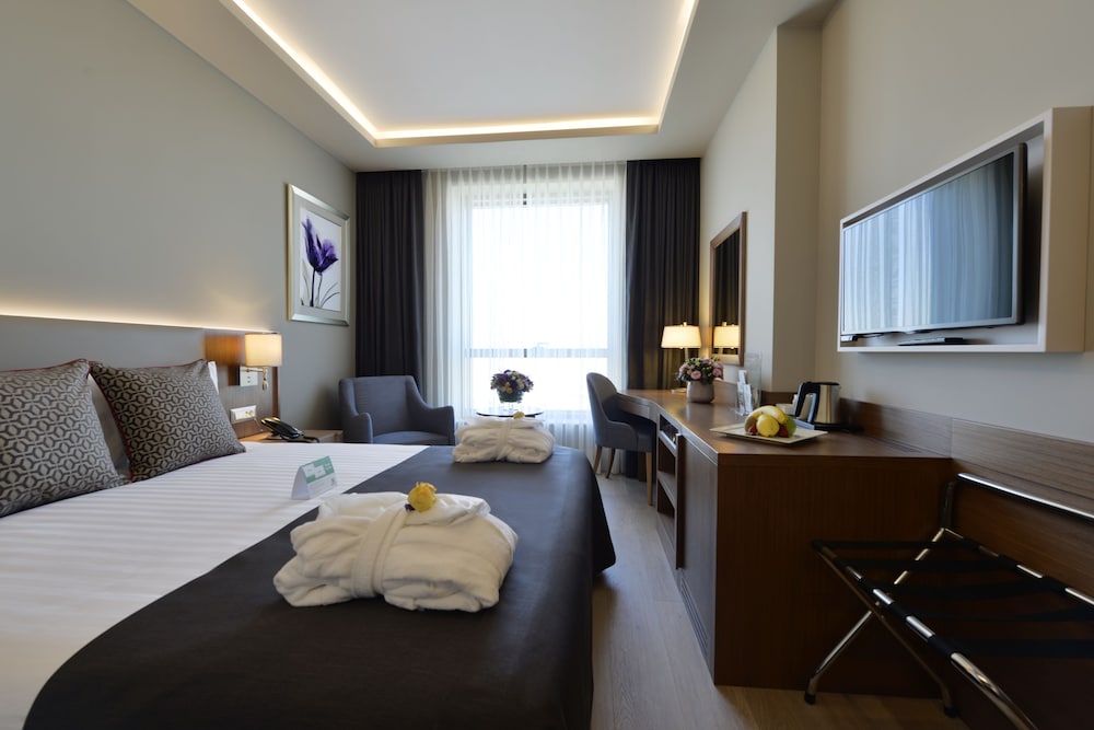 Standard Room, 1 Queen Bed, Smoking, City View