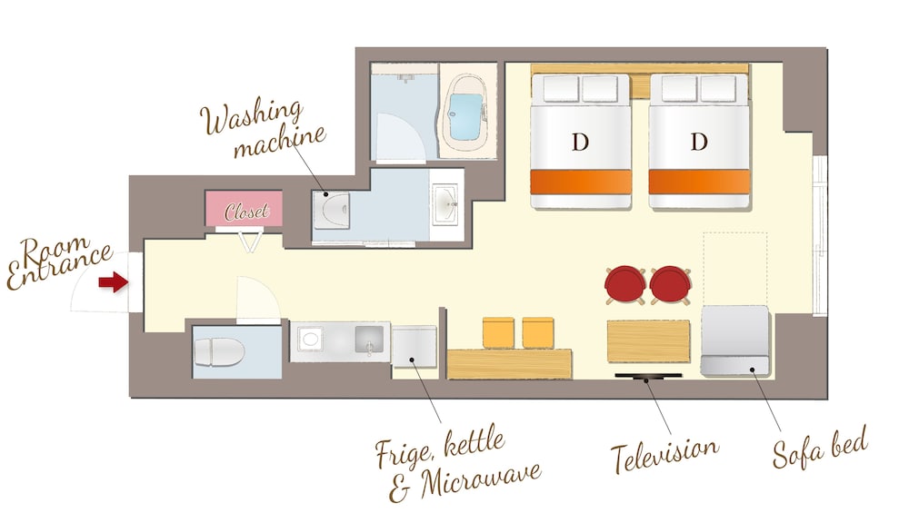 Hina Room - 2 Double & sofa bed (Please see all policies and info before you book) - Photo 19