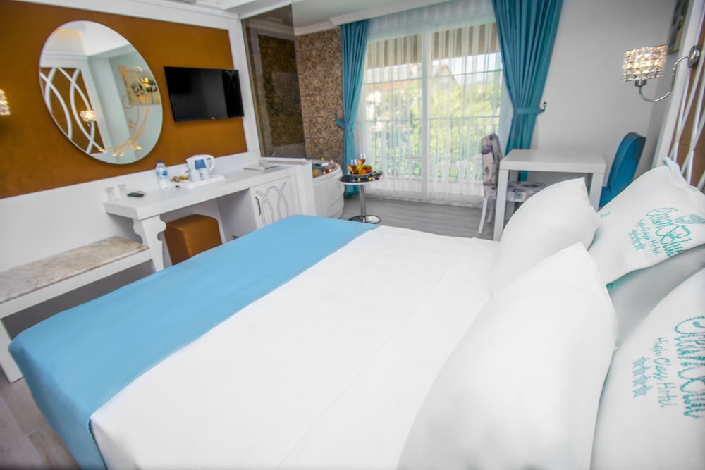 Chambre Deluxe, baignoire à jets