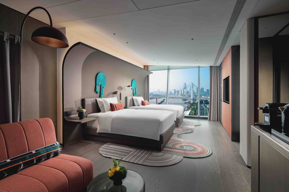 Premium Room, 2 Double Beds, River View photo 1