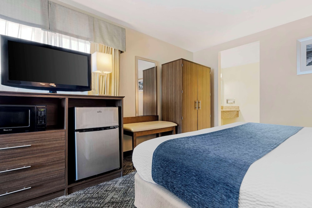 Suite, 1 King Bed, Non Smoking, Refrigerator & Microwave - Photo 3