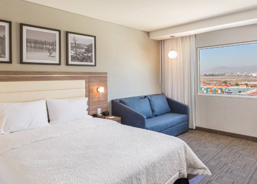 Room, 1 Queen Bed with Sofa bed, Refrigerator photo 3