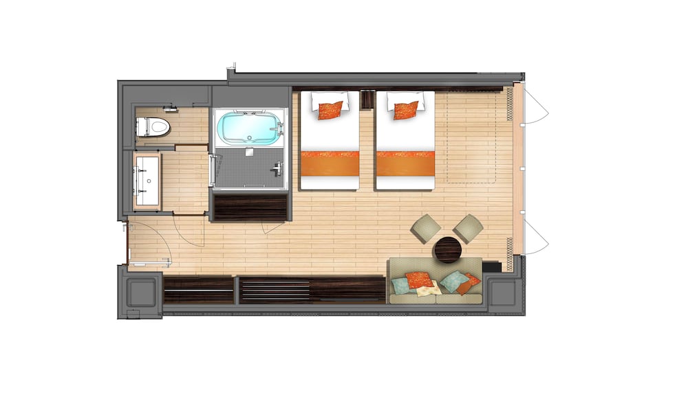 Premium Deluxe Twin Room - Photo 2