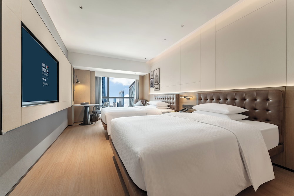 City Room, 2 Double Beds, City View photo 3
