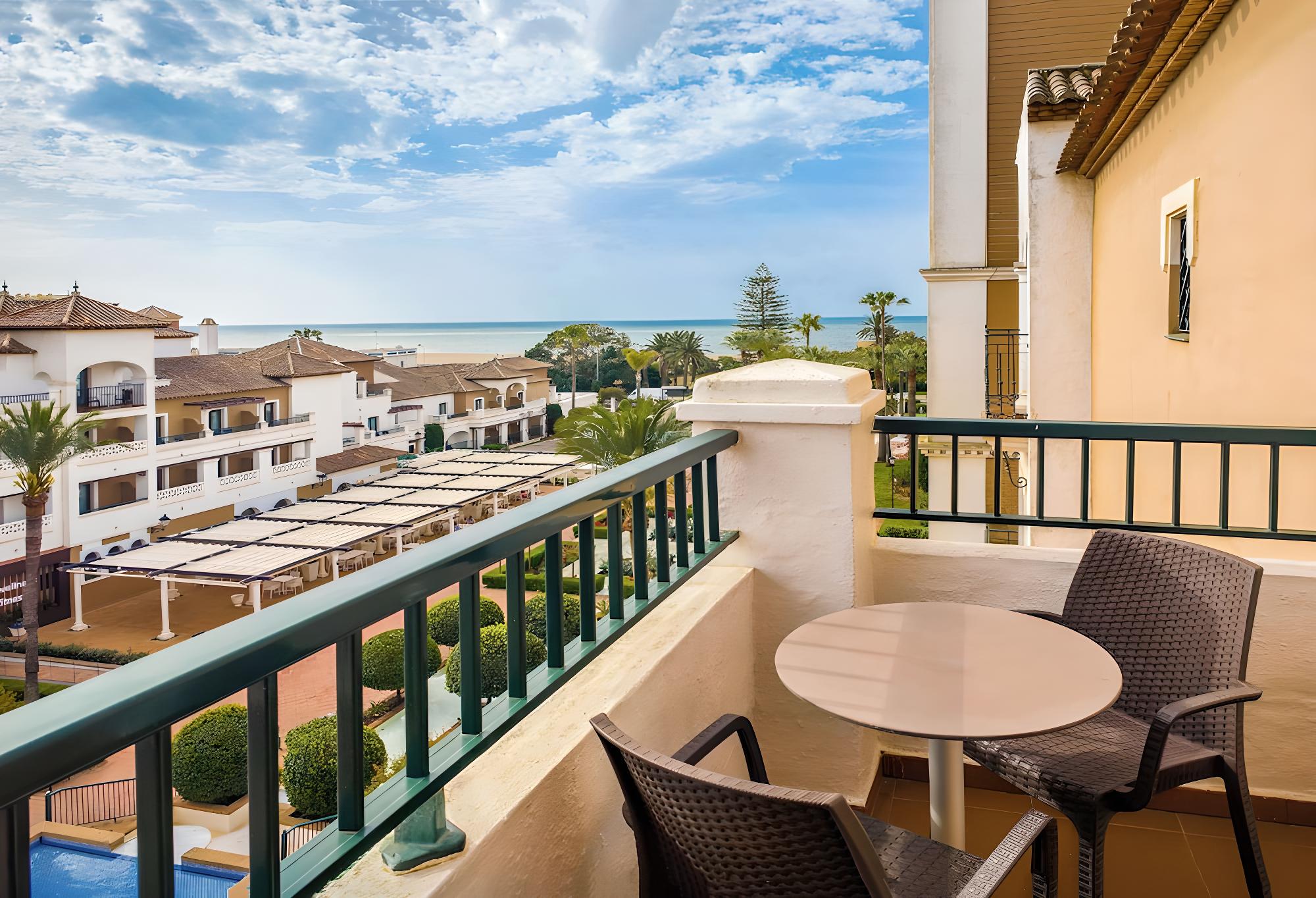 Enjoy stunning views from your private balcony retreat.
