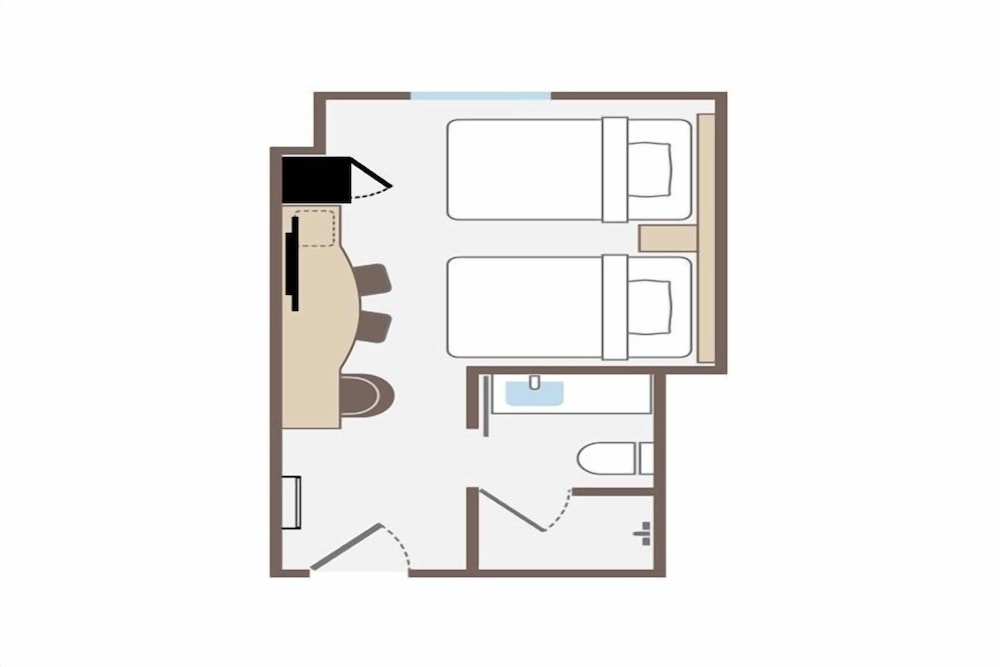 Twin for 2 people - Non - Smoking / Residential style