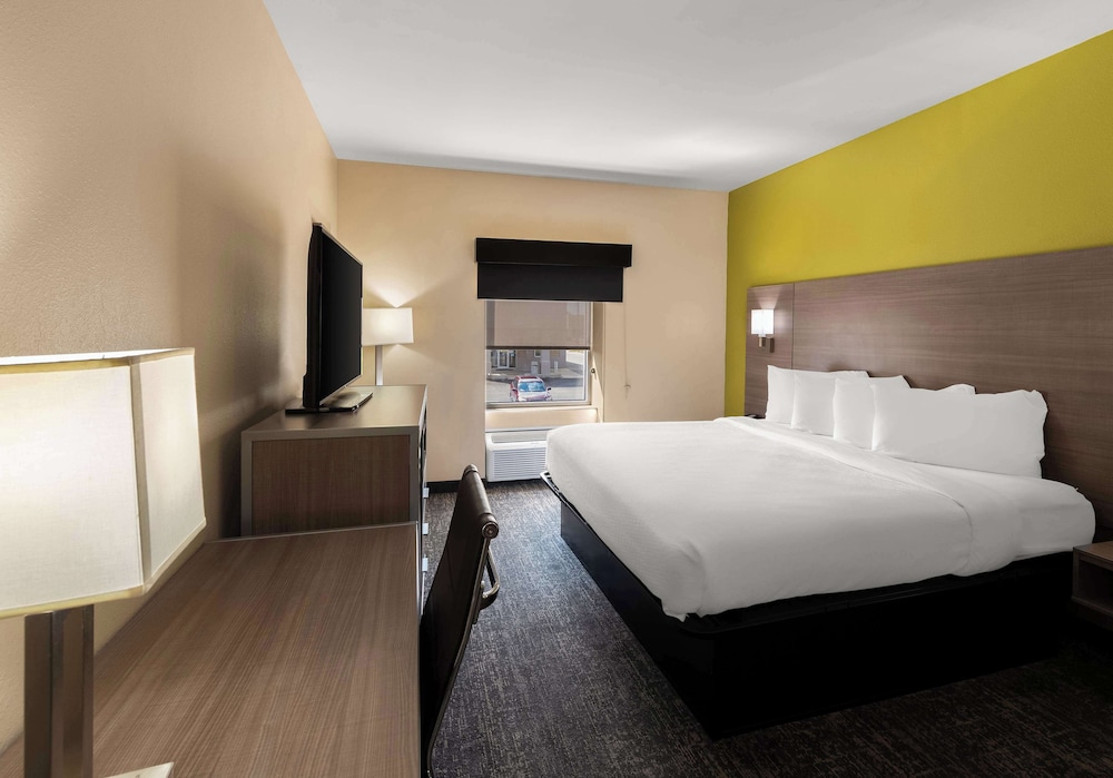 Standard Room, 1 King Bed, Non Smoking, Refrigerator & Microwave (Shower Only;Larger Room)
