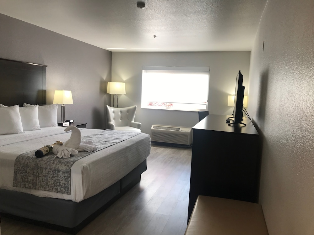 Standard Room, 1 King Bed, Non Smoking, Refrigerator & Microwave - Photo 2