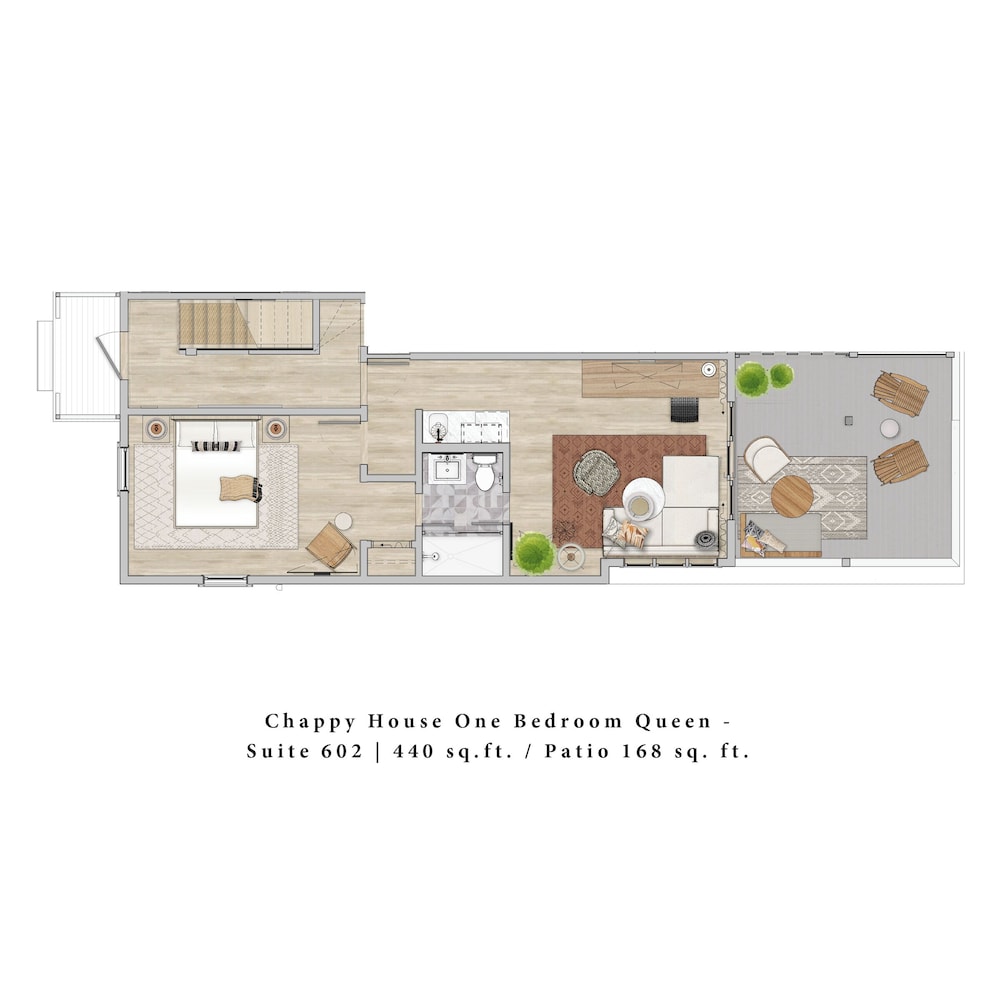 Suite, 1 Bedroom (Chappy House, Queen)