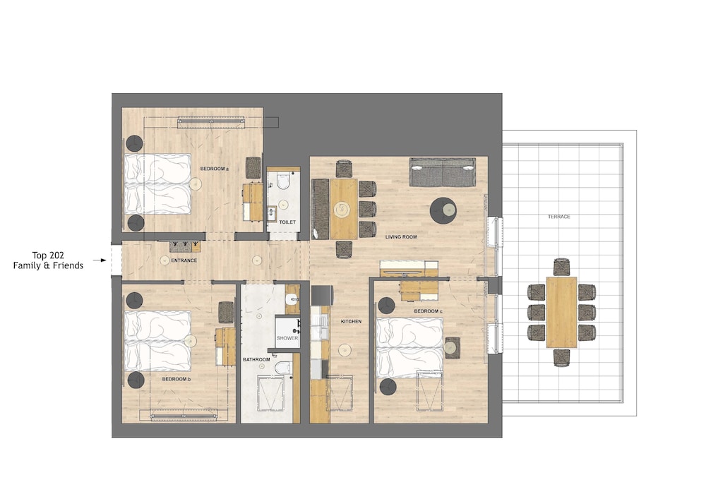 Deluxe Penthouse, 3 Bedrooms, Non Smoking, Patio, photo 6