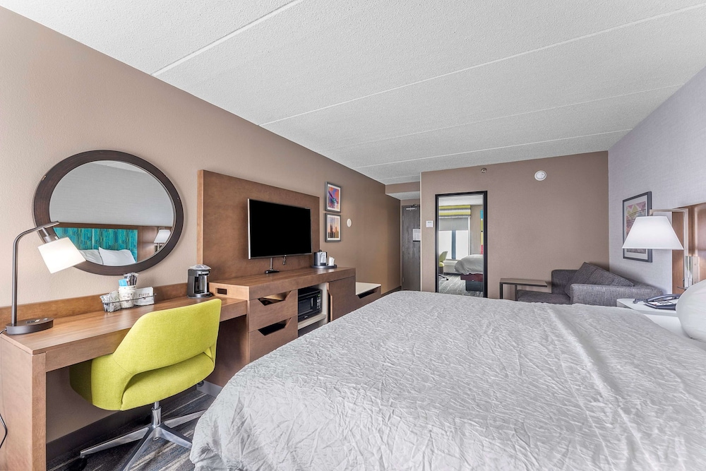 Room, 1 King Bed with Sofa bed, Refrigerator & Microwave photo 2
