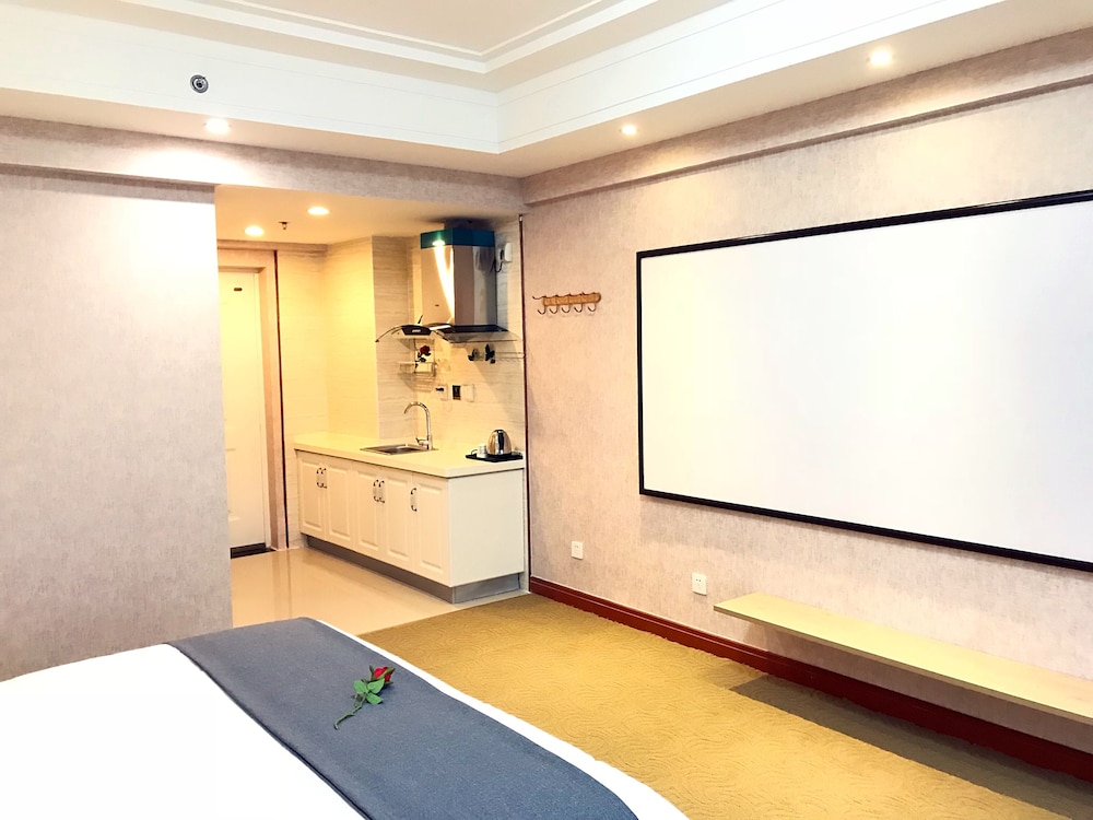 Elegant Double Room with Giant Screen