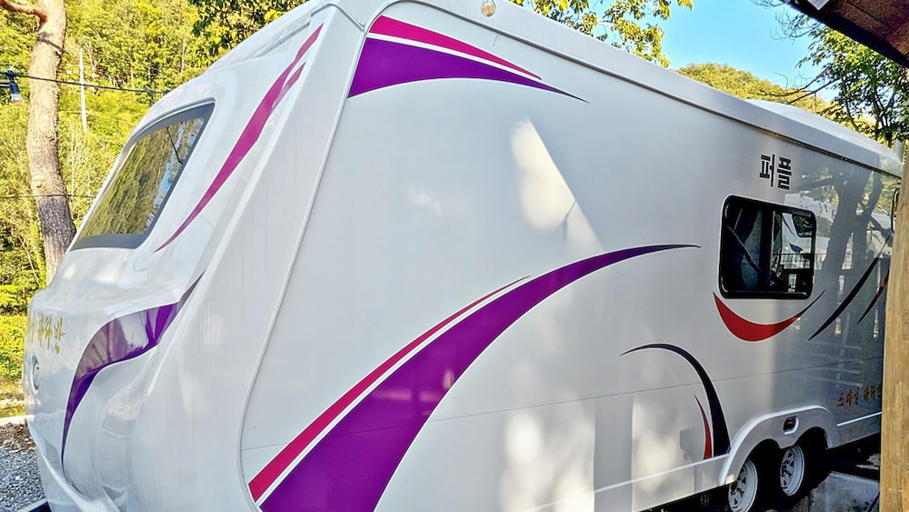 Basic Room, 1 Bedroom (luxury caravan purple)