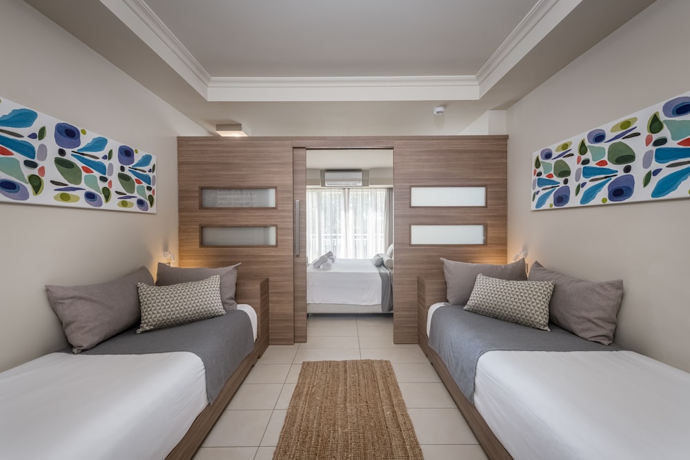 Swim-Up Family Room With Sliding Door