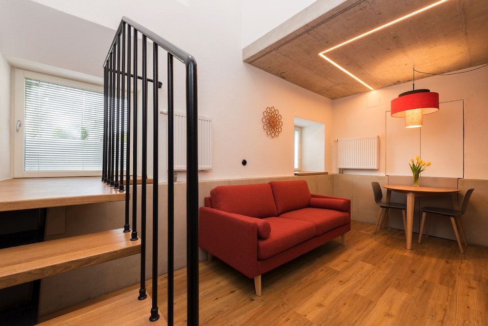 Split Level Apartment with Garden View