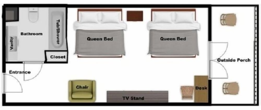 Comfort Room, 2 Queen Beds photo 1