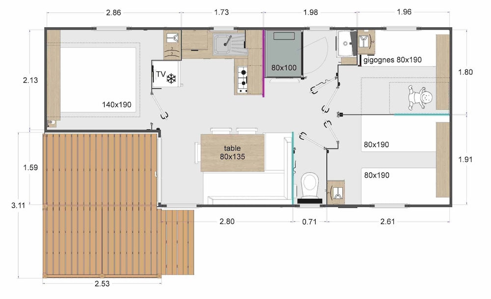 Mobilhome Rotondu (6pers) photo 2
