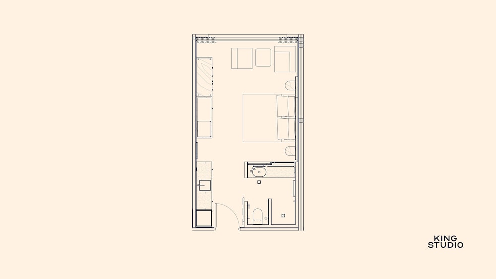 Studio, 1 King Bed