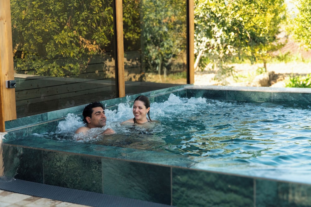 Superior Tent Private Sauna, Non-Heated Pool and Jacuzzi
