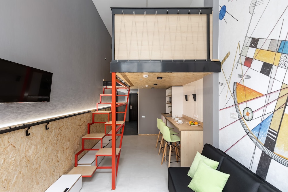 Duplex design apartment Kandinsky photo 1
