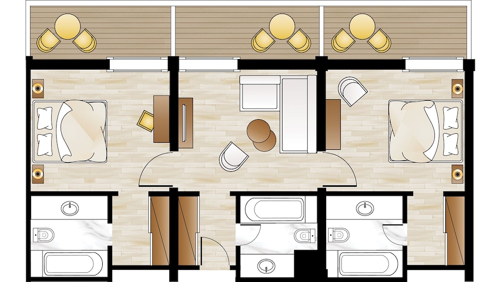 Grand Family Apartment Inland View - Photo 4