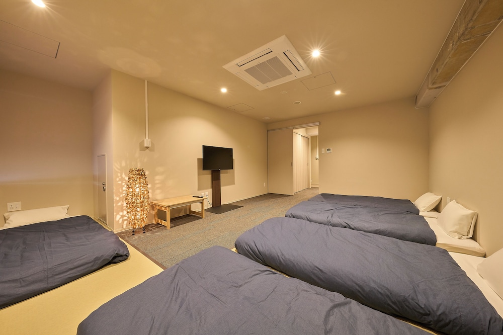 Japanese-Style Room for 5 with Private Shower room, Non Smoking (Futons)