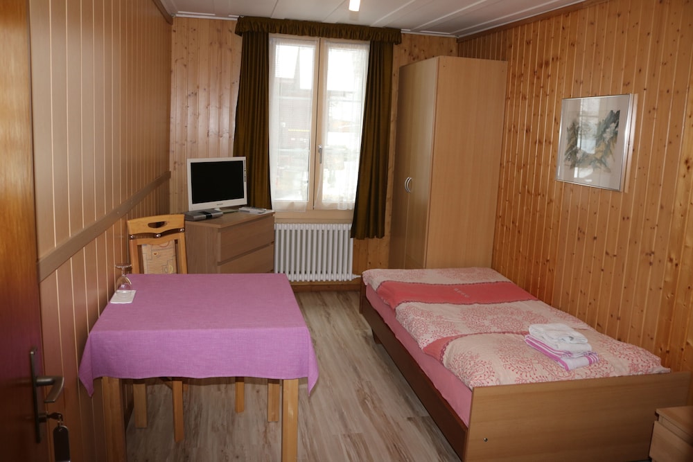 Single Room, 1 Twin Bed, Shared Bathroom, Mountain View photo 1