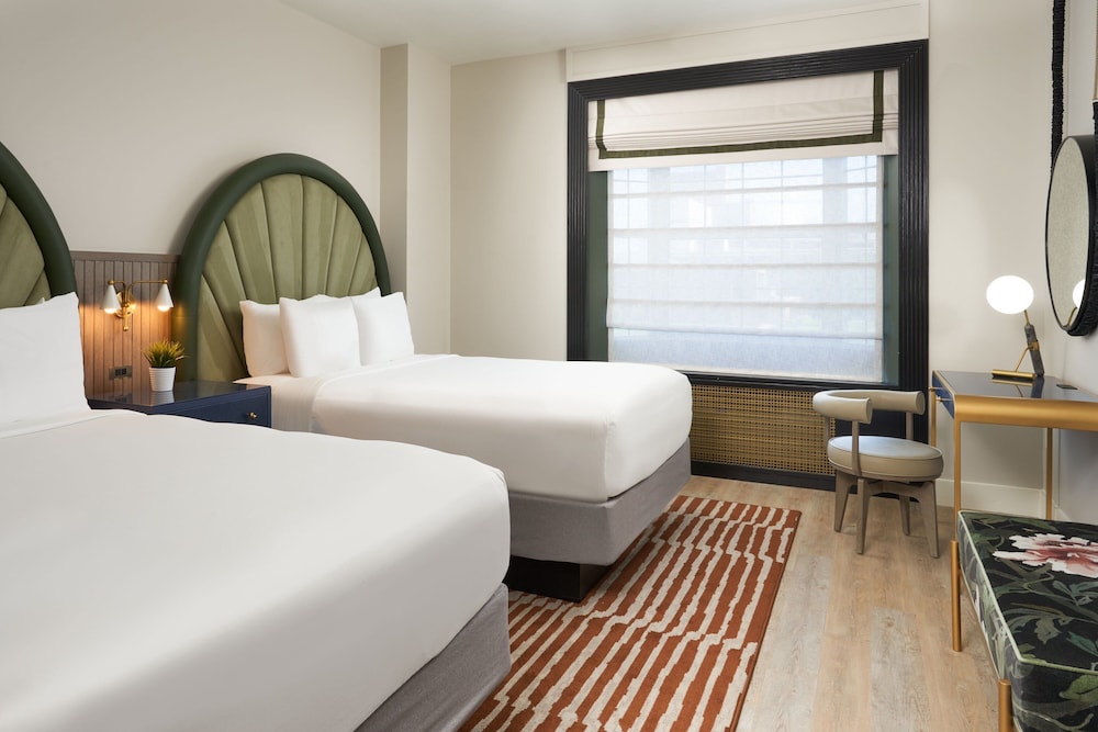 Standard Room, 2 Queen Beds (Mobility Accessible, Tub)