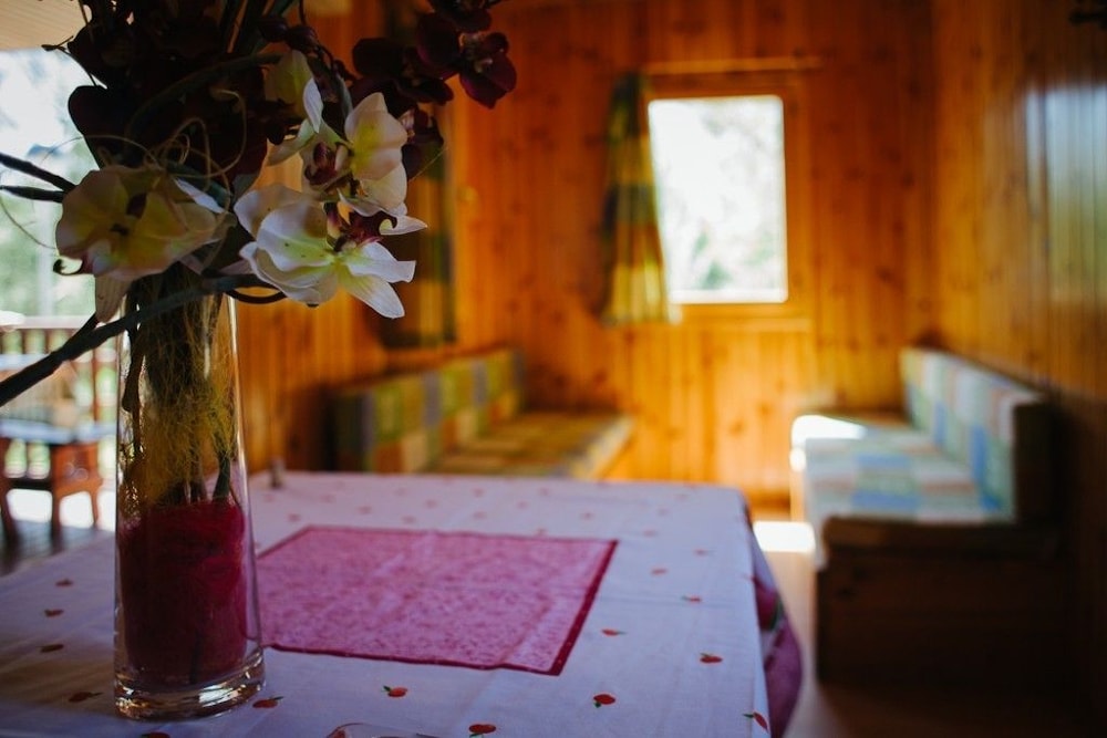 Cabaña Familiar, 2 Habitaciones, Vista al Jardín