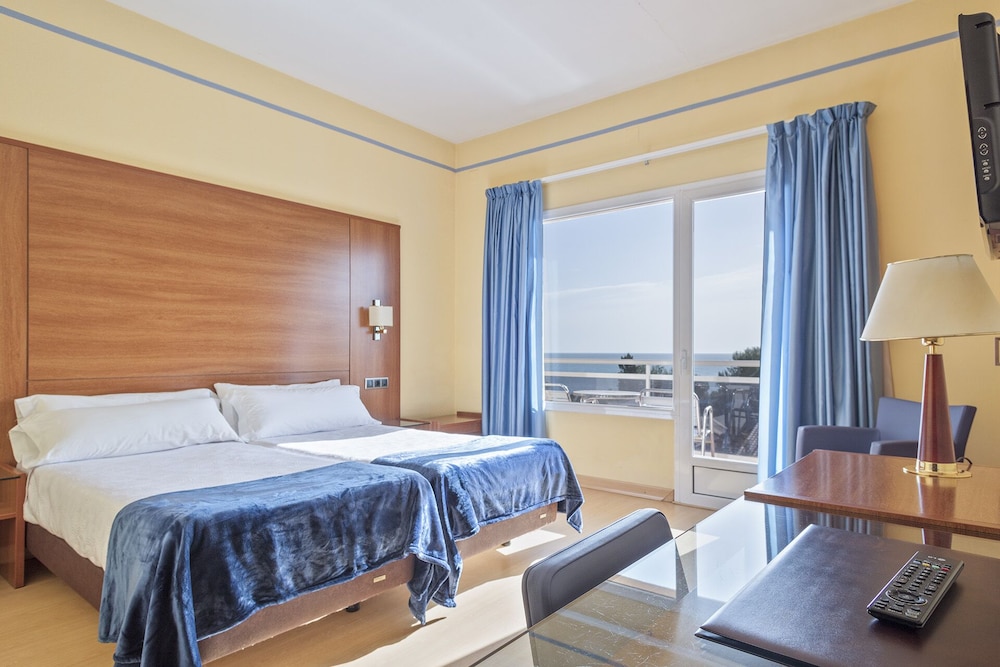 Habitación Doble de Uso Individual, 2 Camas Individuales, Balcón, Vista al Mar