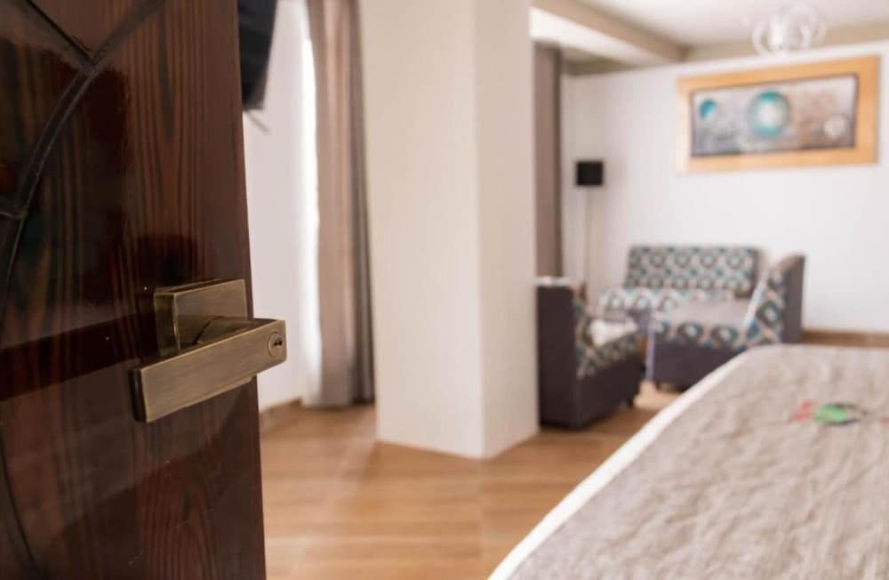Senior Double or Twin Room, Mixed Dorm, Private Bathroom, City View