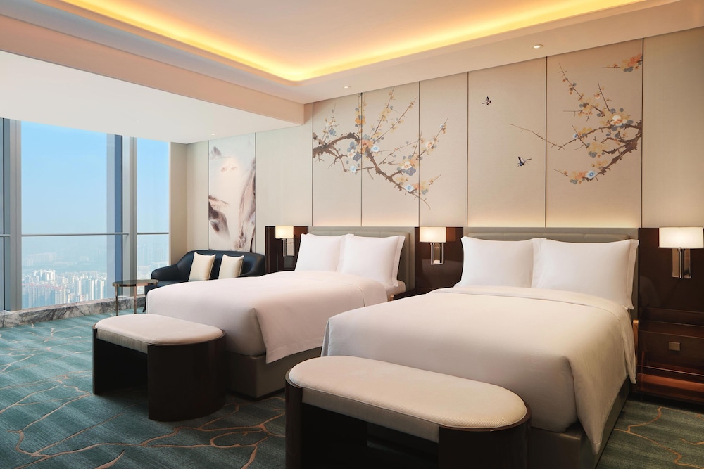 Room, 2 Double Beds, City View