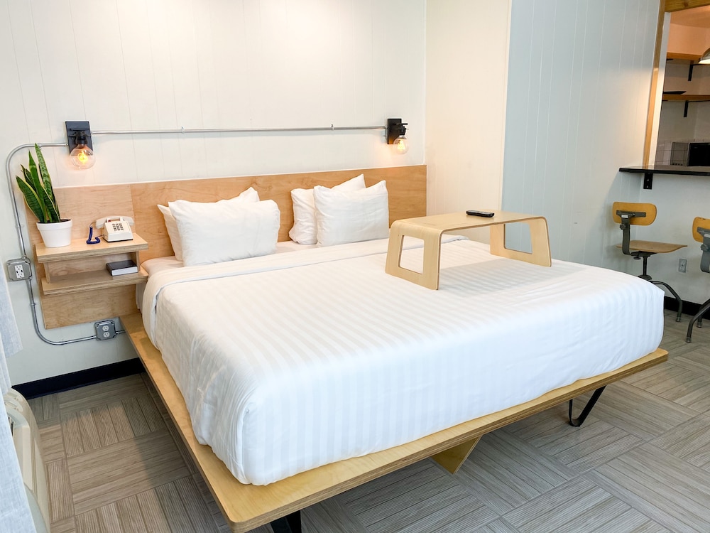 Studio Kitchenette with King Bed & 1 Twin Bunk Bed (Dog Friendly) photo 1