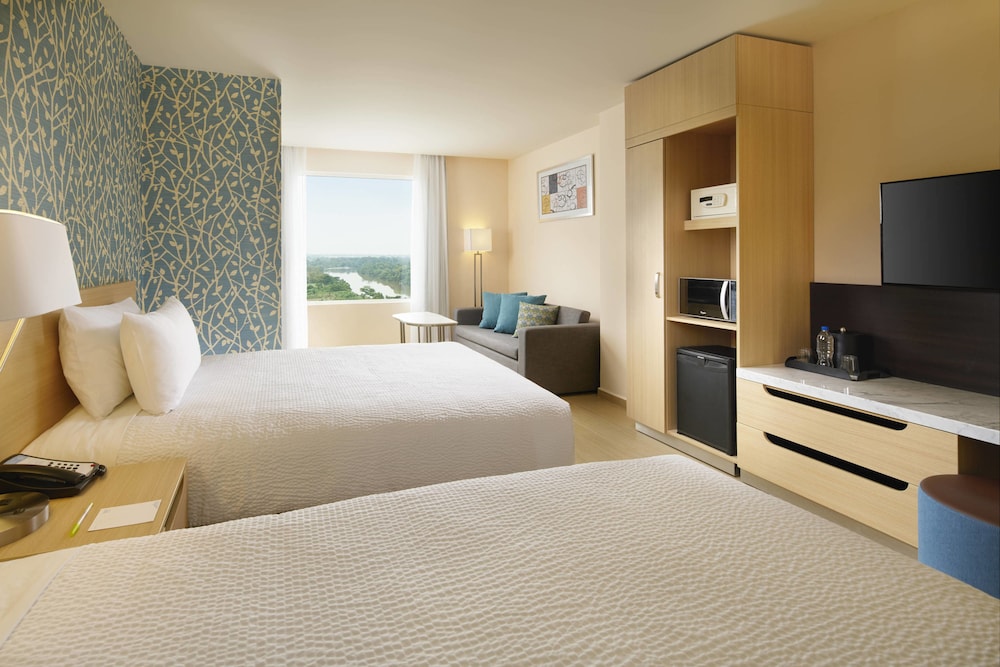 Studio, 2 Double Beds, City View