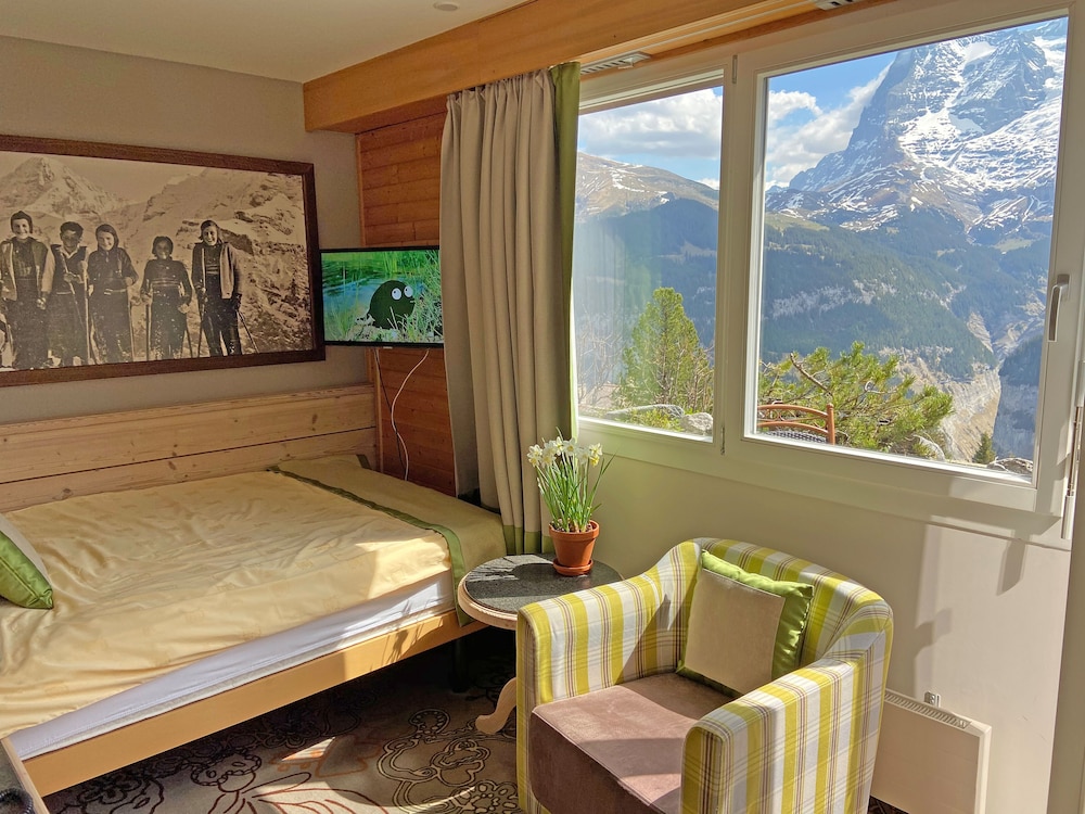 Single room with Eiger mountain view photo 2